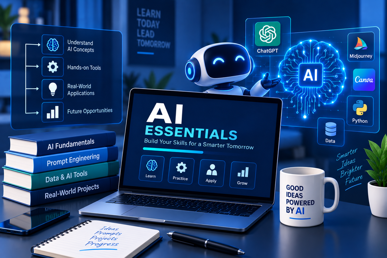 أساسيات الذكاء الاصطناعي والتحول الرقمي